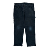 Cat Carpenter Trousers - 34W 30L Black Cotton