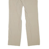 THE NORTH FACE Womens Beige Cotton Blend Regular Straight Trousers W31 L31