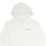 CHAMPION Womens White Pullover Hoodie S Cotton Blend Casual Premium Comfort