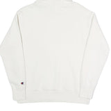 CHAMPION Womens White Pullover Hoodie S Cotton Blend Casual Premium Comfort