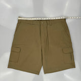Australian Cargo Shorts - 40W 10L Khaki Cotton