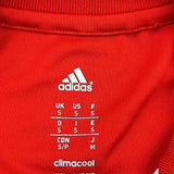 13/14 Southhampton Adidas Football Football Shirt - Small Red Polyester