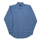 Polo By Ralph Lauren Shirt - Medium Blue Cotton