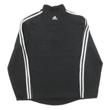 ADIDAS Mens Black & White Miami Hoodie Zip Jacket XS Polyester Blend Sportswear