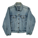 Orange Tab Levis Denim Jacket - XL Light Wash Denim