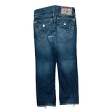 True Religion Contrast Stitch Jeans - 36W 28L Blue Denim