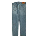 501 Levis Jeans - 36W 31L Light Wash Cotton