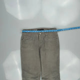 Tommy Hilfiger Cord Trousers - 30″ Waist Grey Corduroy