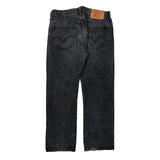 501 Levis Jeans - 34W 31L Gray Denim
