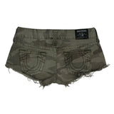True Religion Denim Shorts - 32W US 4 Camo Cotton