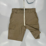 Flex Fire Hose Duluth Cargo Shorts - 36W 13L Khaki Cotton