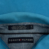 Tommy Hilfiger Polo Shirt - Large Blue Cotton