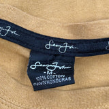 Sean John Spellout Long Sleeve T-Shirt - Medium Brown Cotton