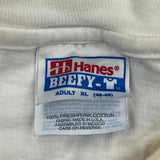 California Back 2 Back 1997 Hanes Graphic T-Shirt - XL White Cotton