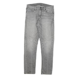 LEVI'S Mens Jeans Grey Slim Skinny Denim Light W31 L30 Classic Cotton Blend Zip
