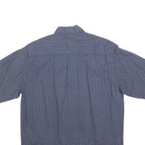 LEVI'S Mens Blue Pattern Shirt S Cotton Short Sleeve Casual Button Shirt