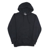 HA Mens Black Hoodie XL Cotton Blend Pullover Sweatshirt with Print