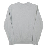 CHAMPION Mens Grey S Crew Neck Sweatshirt Cotton Blend Logo Casual