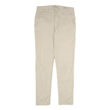 LEVI'S Mens Cotton Beige Slim Slim Tapered Trousers W30 L32 Casual Wear