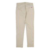 LEVI'S Mens Cotton Beige Slim Slim Tapered Trousers W30 L32 Casual Wear