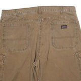 DICKIES Mens Shorts Brown Cargo Cotton Blend 3XL W38 Workwear Relaxed Fit