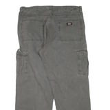 WRANGLER Mens Regular Grey Cotton Blend Cargo Jeans W38 L32 Zip Pockets