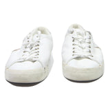 POLO RALPH LAUREN Mens Leather Low Top Trainers White UK 6 Classic Casual Shoes