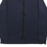 NIKE Mens Blue Plain Pullover Crew Neck Basic Knit S Sportswear Jumper