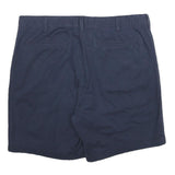 NAUTICA Mens Shorts Blue Casual L W36 Cotton Blend Summer Relaxed Fit