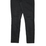 LEVI'S Womens Black Slim Skinny Denim Cotton Blend Jeans W30 L29 Stylish Zip