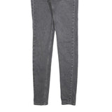LEVI'S 710 Womens Jeans Grey Slim Skinny Denim Medium W26 L30 Stretch Cotton