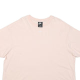NIKE Womens Pink Cotton T-Shirt 2XL Short Sleeve Crew Neck Casual Top