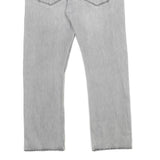 LEVI'S 501 Mens Jeans Blue Classic Straight Denim Light W36 L30 Button Closure