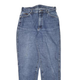 LEE Mens Blue Relaxed Straight Denim Dark Jeans W29 L30 Classic Zip Closure
