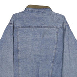 CABELA'S Mens Blue Cotton Button Denim Jacket L Outdoor Casual Classic