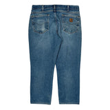 Carhartt Jeans - 34W 28L Blue Cotton