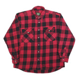 STILLWATER SUPPLY CO Mens Red & Black Check Shirt XL Cotton Blend Lumberjack