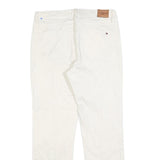 TOMMY HILFIGER Womens White Regular Fit Straight Denim Jeans W29 L26 Lightweight
