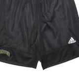 ADIDAS Mens Black & White Casual Sports Shorts L W30 Athletic Gym Wear