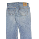 LEVI'S 501XX Mens Jeans Blue Regular Straight Denim Medium W34 L27 Classic Fit