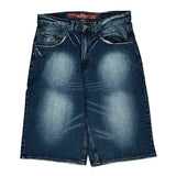 Epic Denim Shorts - 34W 15L Dark Wash Cotton