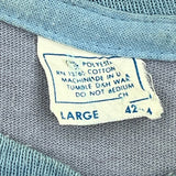 Single Stitch Virginia Beach Unbranded Graphic T-Shirt - Large Blue Cotton