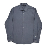 Tommy Hilfiger Slim Fit Shirt - Large Blue Cotton