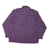 HIGH SIERRA Mens Red & Blue Check Shirt 2XL Cotton Blend Casual Button-Down