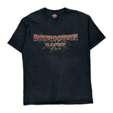 Kosco H-D Harley Davidson Graphic T-Shirt - Large Black Cotton