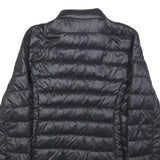 ARMANI EXCHANGE Womens Black Puffer Jacket S Polyester Zip Plain Slim Fit