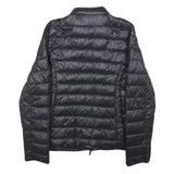 ARMANI EXCHANGE Womens Black Puffer Jacket S Polyester Zip Plain Slim Fit