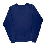 90S Blank Made In USA Sturdy Sweats Sweatshirt - Large Blue Cotton