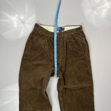 Polo By Ralph Lauren Cord Pants - 29″ Waist Brown Cotton