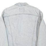 LEVI'S Mens Blue Denim Button Jacket XL Cotton Blend Classic Casual